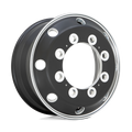 Atx Ao404 Journey 22.5X9 +99 Glossy Black W/ Polished Lip