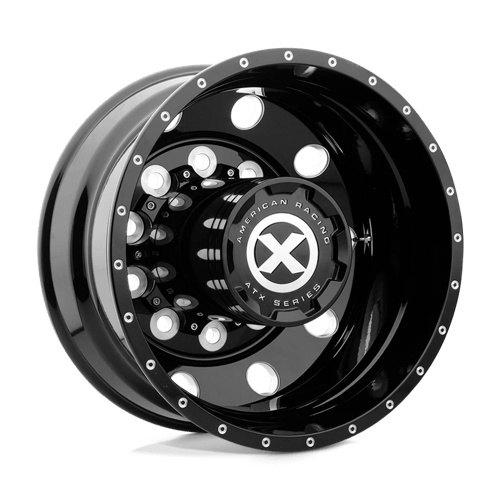 Atx Ao405 Trex 22.5X8.25 -168 Gloss Black Milled