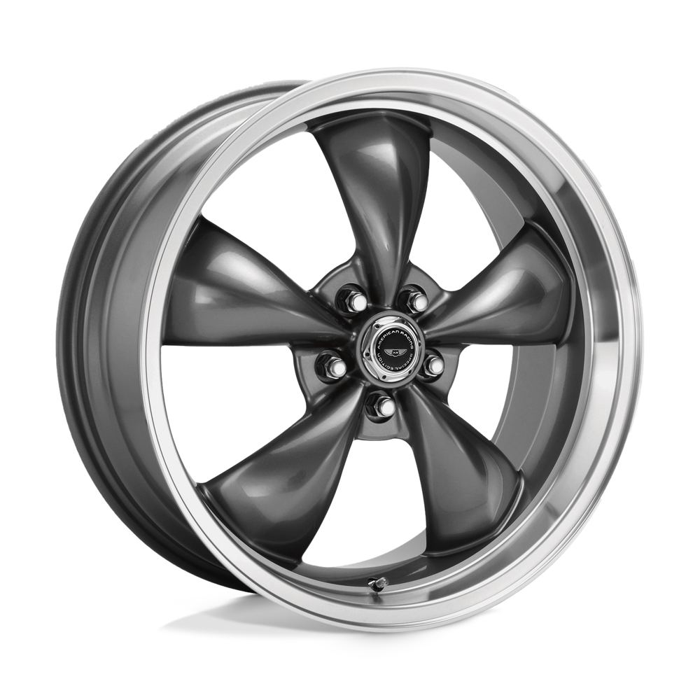 American Racing Ar105 Torq Thrust M 17X7 +0 Anthracite W/ Machined Lip