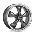 American Racing Ar105 Torq Thrust M 17X7.5 +45 Anthracite W/ Machined Lip