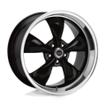 American Racing Ar105 Torq Thrust M 16X7 +35 Gloss Black W/ Machined Lip