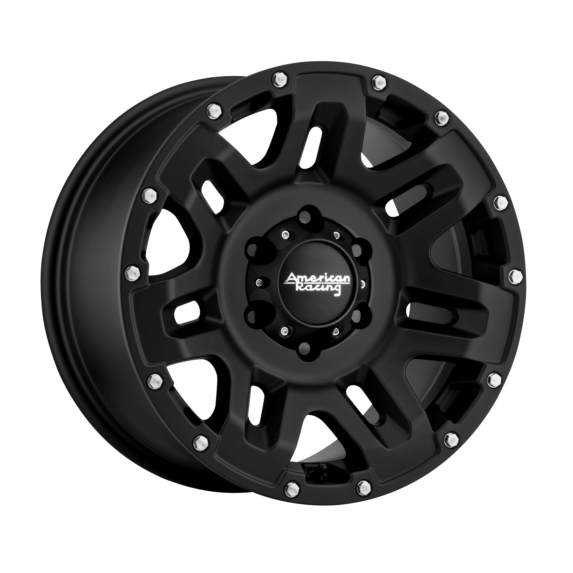 American Racing Ar200 Yukon 17X9 +18 Cast Iron Black