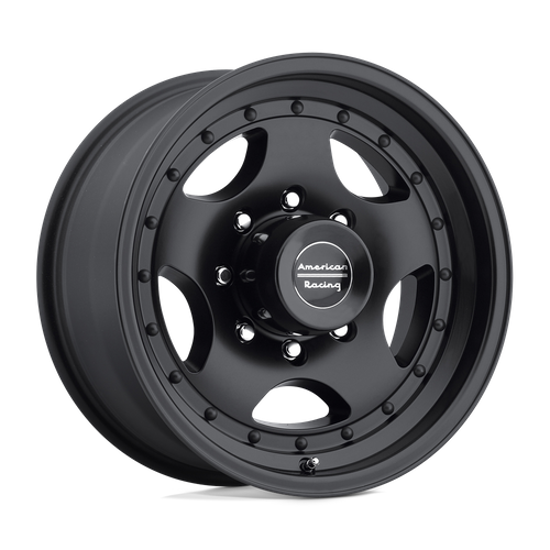 American Racing Ar23 15X7 -6 Satin Black W/ Clear Coat