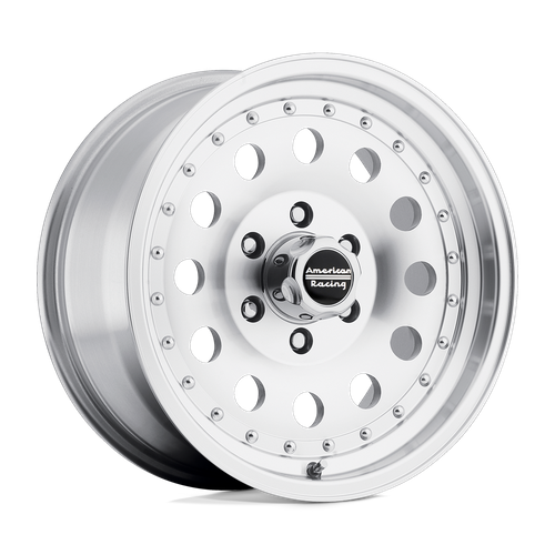 American Racing Ar62 Outlaw Ii 17X8 +0 Machined W/ Clear Coat