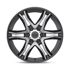 American Racing Ar893 Mainline 16X8 +0 Gloss Black Machined