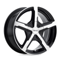 American Racing Ar921 Trigger 18X8 +15 Gloss Black Machined