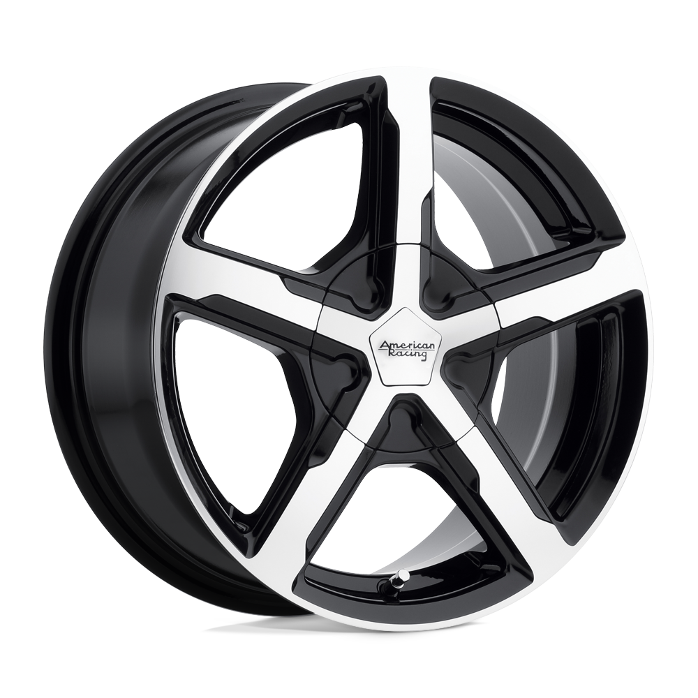American Racing Ar921 Trigger 18X8 +15 Gloss Black Machined