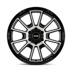 American Racing Ar933 Intake 20X9 +0 Gloss Black Machined