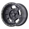 American Racing AR969 ANSEN OFFROAD 17X8.5 +25 SATIN BLACK W/ SATIN BLACK RING