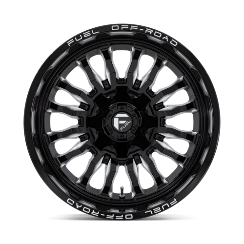 Fuel 1Pc D795 Arc 20X10 -18 Gloss Black Milled