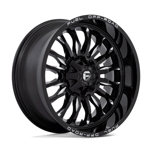 Fuel 1Pc D795 Arc 22X10 -18 Gloss Black Milled