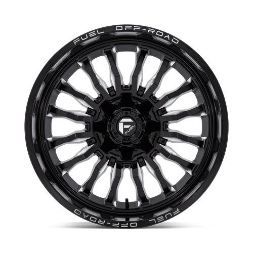 Fuel 1Pc D795 Arc 22X10 -18 Gloss Black Milled