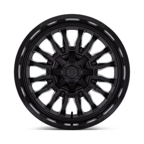 Fuel 1Pc D796 Arc 20X10 -18 Matte Black W/ Gloss Black Lip
