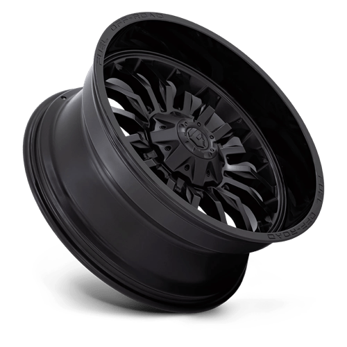 Fuel 1Pc D796 Arc 22X10 -18 Matte Black W/ Gloss Black Lip