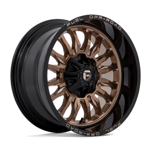 Fuel 1Pc D797 Arc 20X10 -18 Platinum Bronze W/ Black Lip