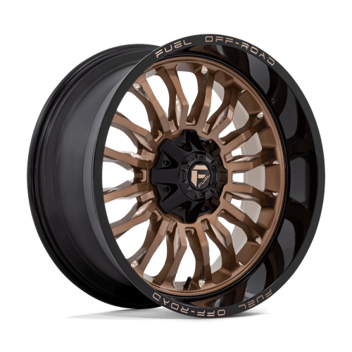 Fuel 1Pc D797 Arc 22X10 -18 Platinum Bronze W/ Black Lip