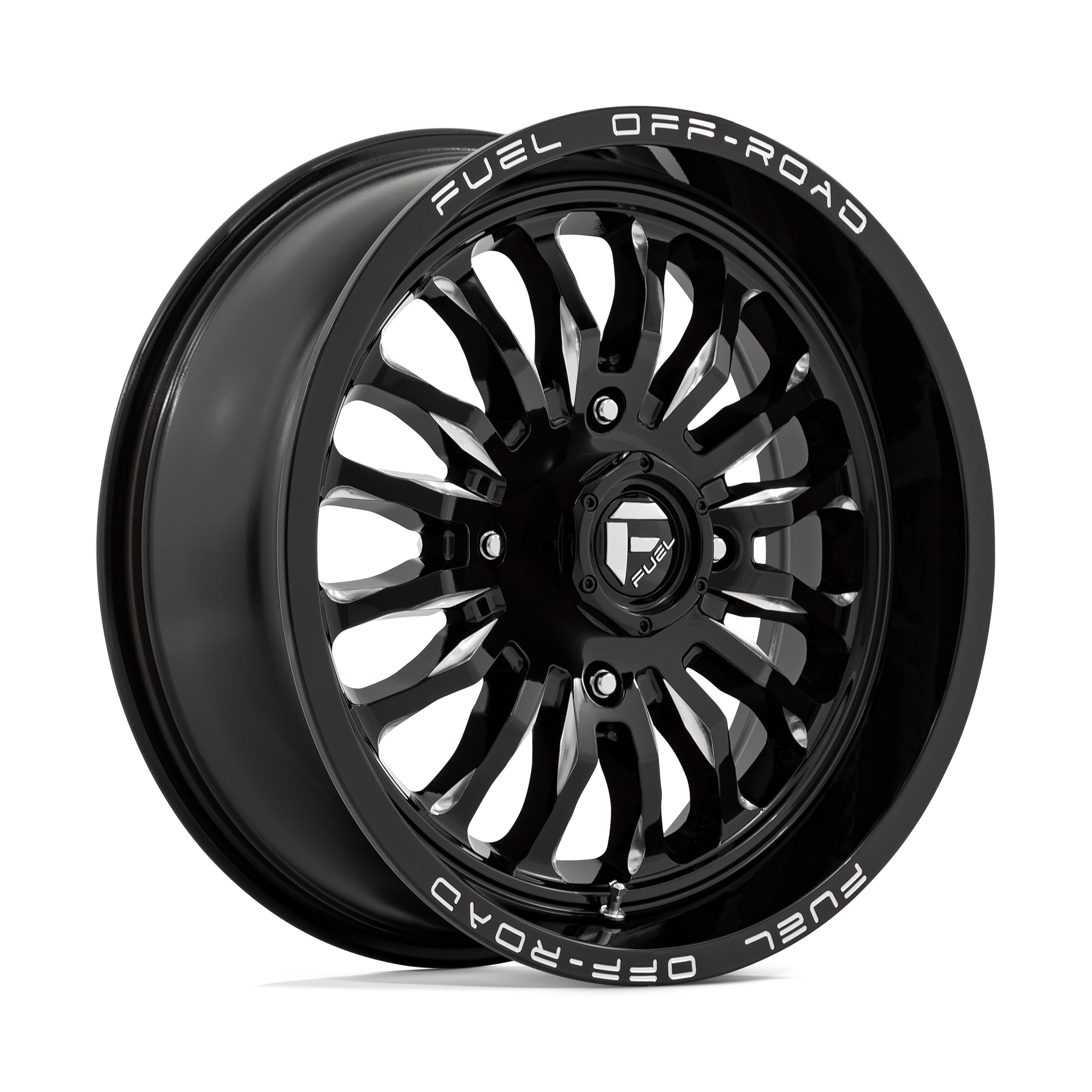 Fuel Utv D821 Arc Utv 18X7 +13 Gloss Black Milled