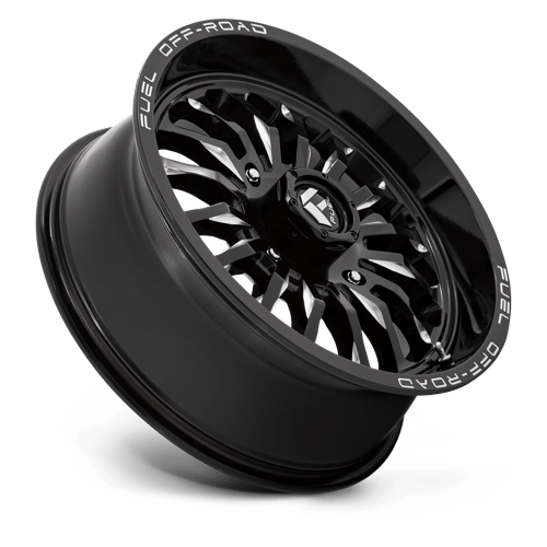 Fuel Utv D821 Arc Utv 24X7 +13 Gloss Black Milled