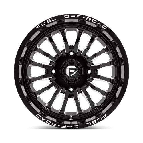Fuel Utv D821 Arc Utv 18X7 +13 Gloss Black Milled