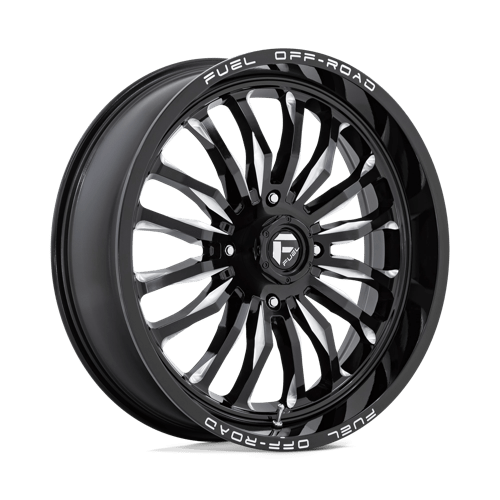 Fuel Utv D821 Arc Utv 22X7 +13 Gloss Black Milled