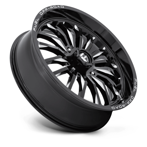 Fuel Utv D821 Arc Utv 22X7 +13 Gloss Black Milled