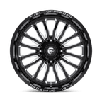 Fuel Utv D821 Arc Utv 22X7 +13 Gloss Black Milled