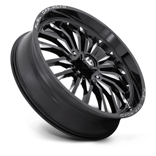 Fuel Utv D821 Arc Utv 24X7 +13 Gloss Black Milled