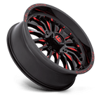 Fuel Utv D822 Arc Utv 20X7 +13 Gloss Black Milled Red