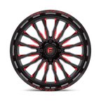 Fuel Utv D822 Arc Utv 24X7 +13 Gloss Black Milled Red