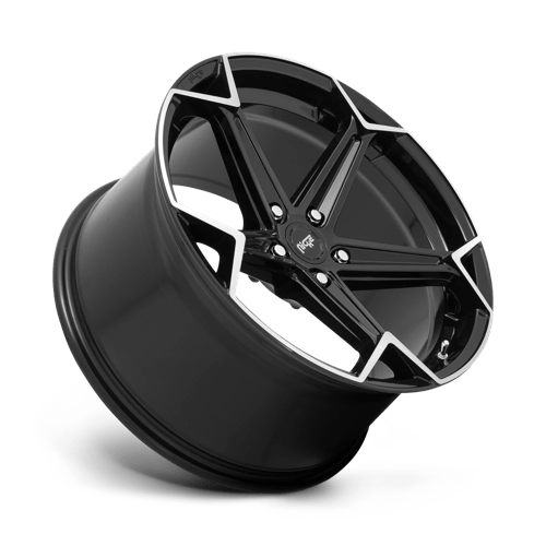 Niche 1Pc N259 Arrow 20X10.5 +40 Gloss Black Brushed