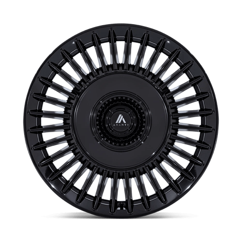 Asanti Black AB040 TIARA 22X9 +27 GLOSS BLACK