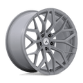 Asanti Black Ab039 Mogul 5 20X8.5 +20 Two Toned Battleship Gray