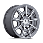 Asanti Black Ab041 Esquire 20X10.5 +18 Satin Black Gloss Black Face