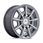 Asanti Black Ab041 Esquire 20X10.5 +18 Gloss Anthracite Bright Mach