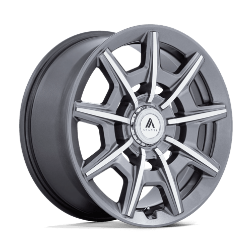 Asanti Black Ab041 Esquire 22X10.5 +38 Satin Black Gloss Black Face