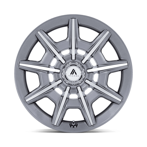 Asanti Black Ab041 Esquire 20X10.5 +45 Satin Black Gloss Black Face