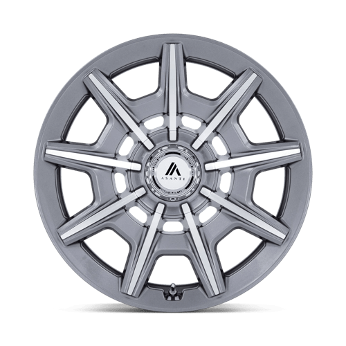 Asanti Black Ab041 Esquire 22X9 +15 Satin Black Gloss Black Face