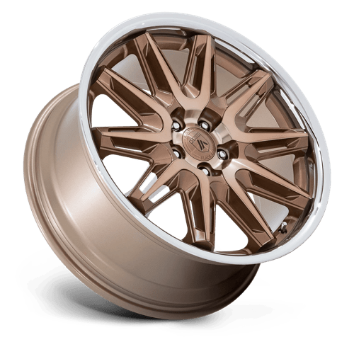 Asanti Black Ab047 Imperator 20X10.5 +38 Bronze Machined W/ Ss Lip
