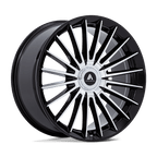 Asanti Black Ab048 Viceroy 26X10 +30 Gloss Black W/ Machined Face
