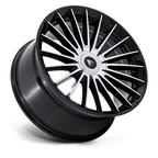 Asanti Black Ab048 Viceroy 22X9 +27 Gloss Black W/ Machined Face