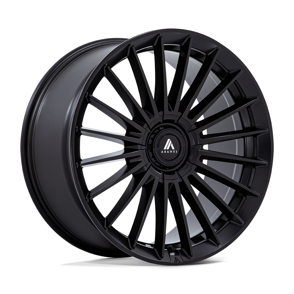 Asanti Black Ab048 Viceroy 24X10 +30 Matte Black