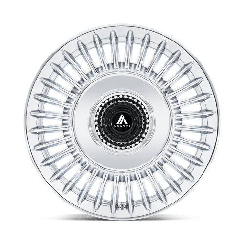 Asanti Black AB040 TIARA 20X9 +15 CHROME