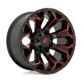 Fuel 1Pc D787 Assault 20X12 -43 Matte Black Red Milled