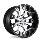 Fuel 2Pc D246 Assault 20X12 -43 Chrome Plated Gloss Black Lip