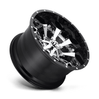Fuel 2Pc D246 Assault 22X10 -13 Chrome Plated Gloss Black Lip