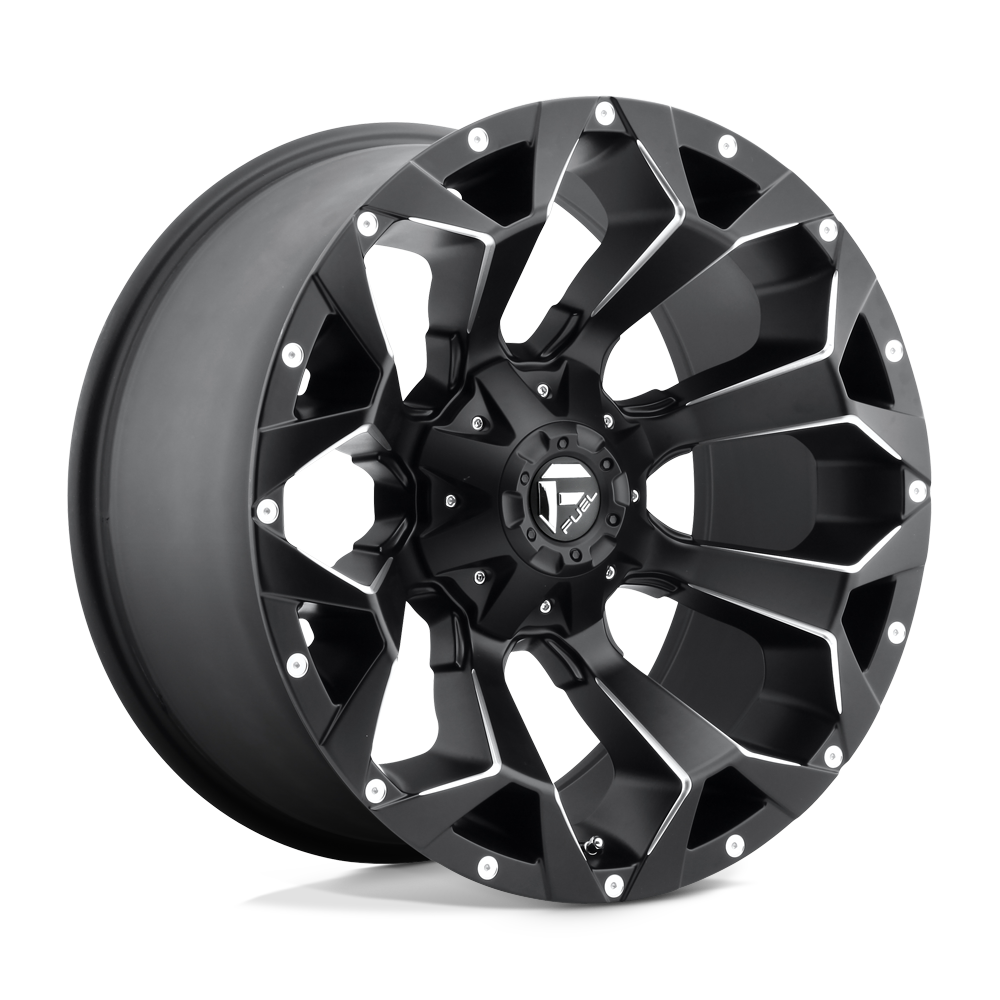 Fuel 1Pc D546 Assault 17X8.5 +25 Matte Black Milled
