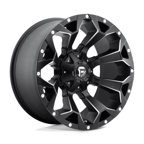 Fuel 1PC D546 ASSAULT 20X9 +35 MATTE BLACK MILLED
