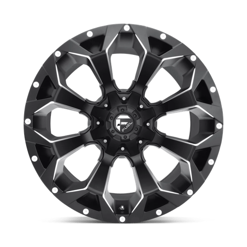 Fuel 1Pc D546 Assault 17X9 +1 Matte Black Milled