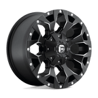 Fuel 1Pc D546 Assault 17X8.5 +25 Matte Black Milled
