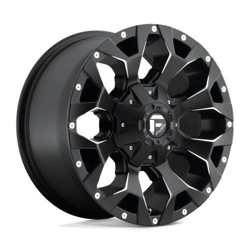 Fuel 1Pc D546 Assault 17X8.5 +25 Matte Black Milled